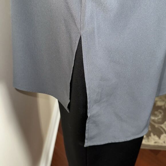 Ann Taylor S Gray Long Sleeve High Low Tunic - Picture 9 of 9